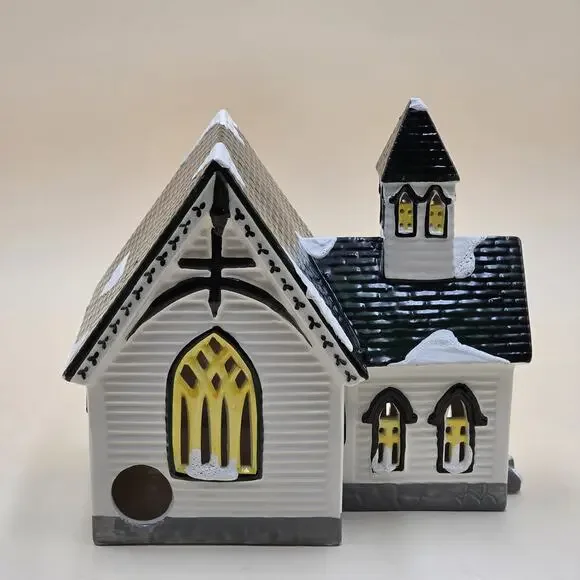 Dept. 56 CHURCH of the Open Door Original Snow Village Lighted 5048-2 VTG 1986 - Picture 5 of 13
